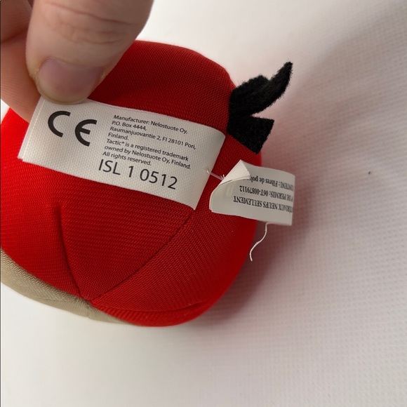 Red Angry Birds Plush Toy 2012 by Tactic Rovio Small Size - Picture 6 of 10